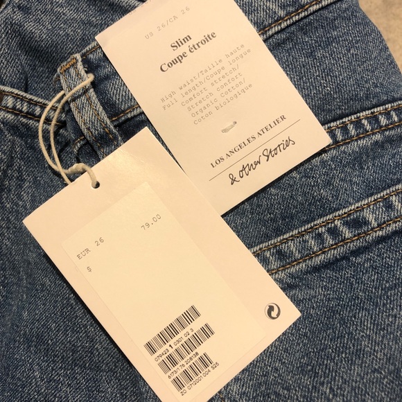 NWT & Other Stories Slim High Waist Jeans - Picture 3 of 3